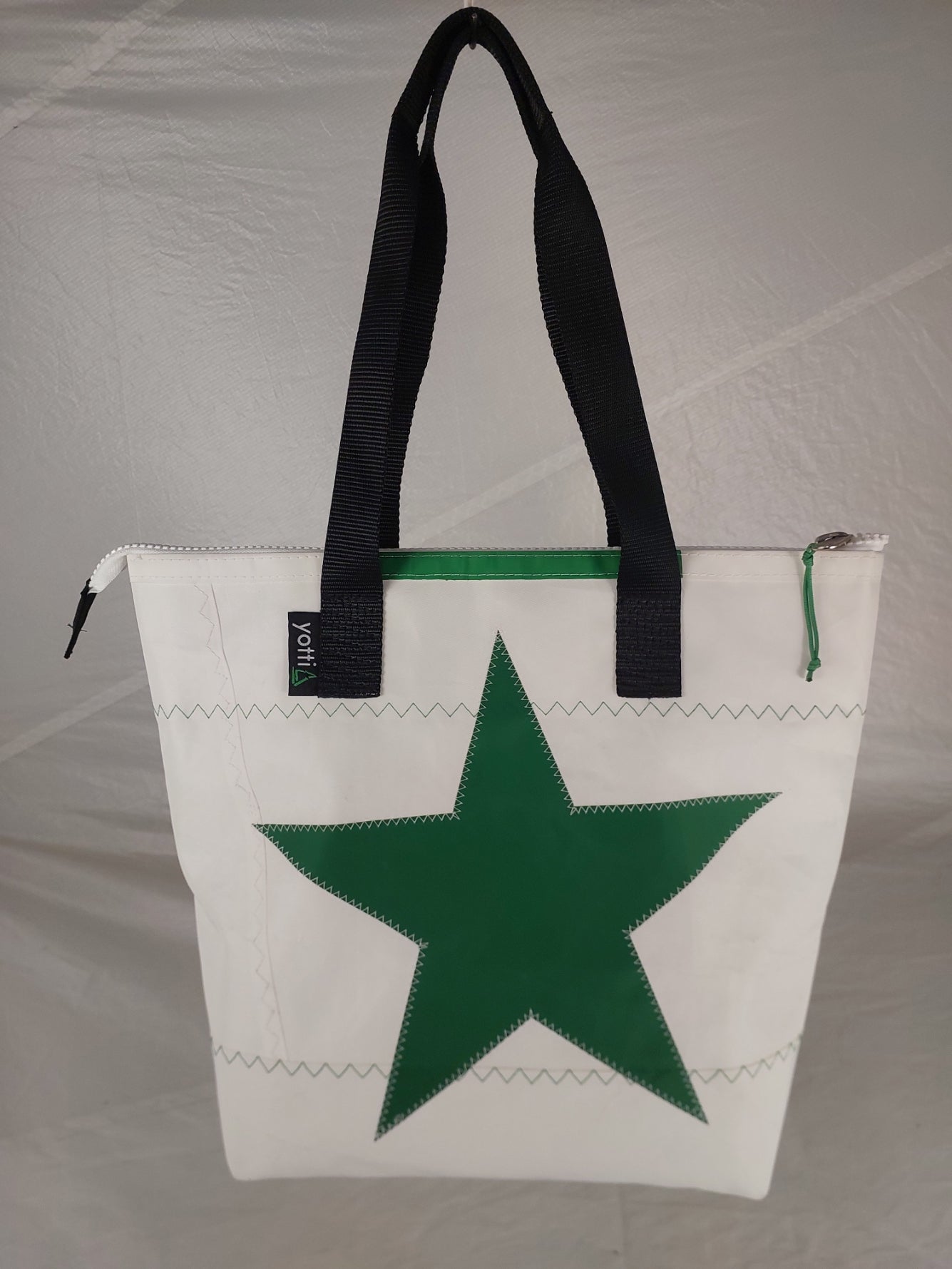 Green Star Zip Tote 933
