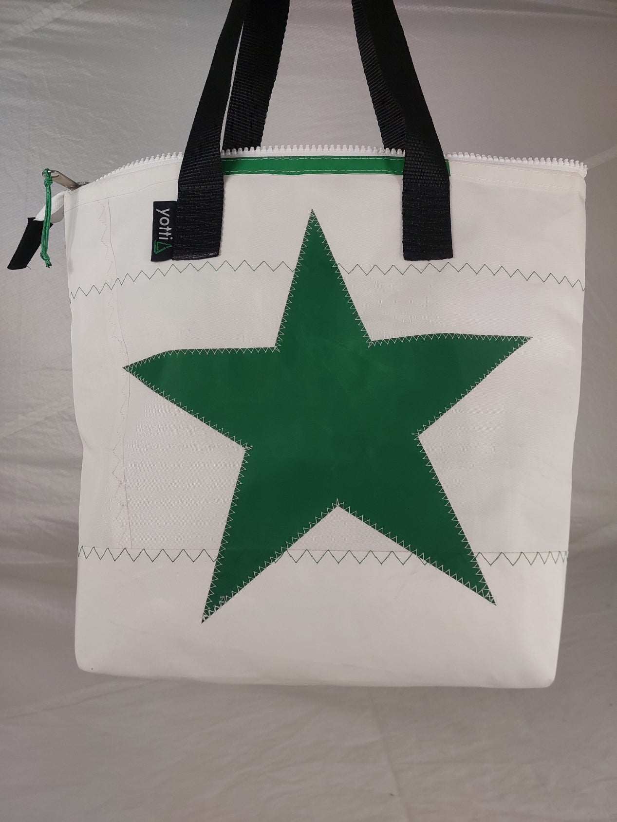 Green Star Zip Tote 933